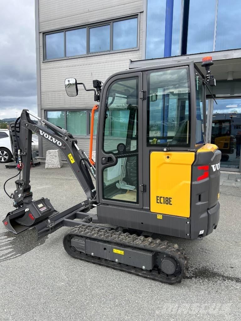 Volvo EC 18 E Mini ekskavatörler, 7 tona dek