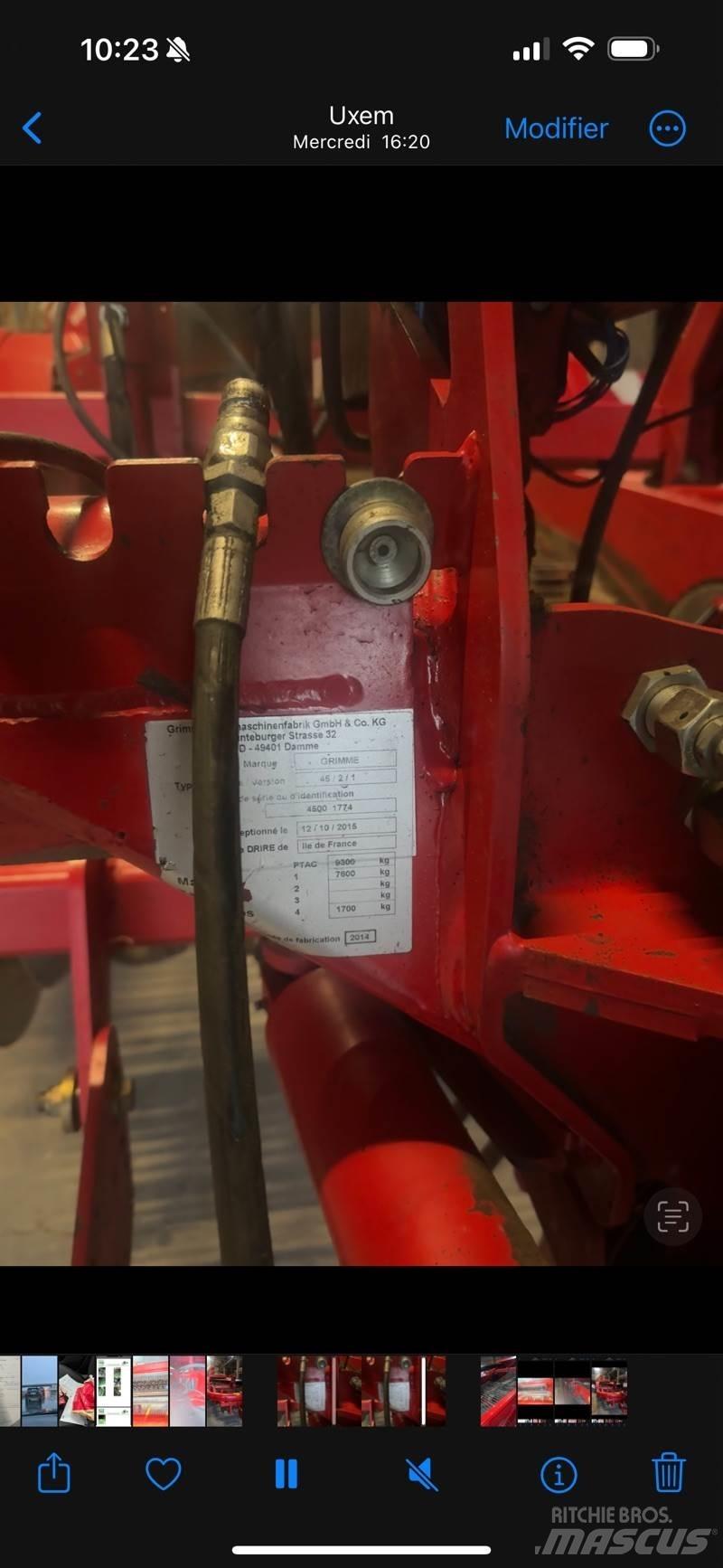 Grimme gt170 Patates soğan sökme makinaları