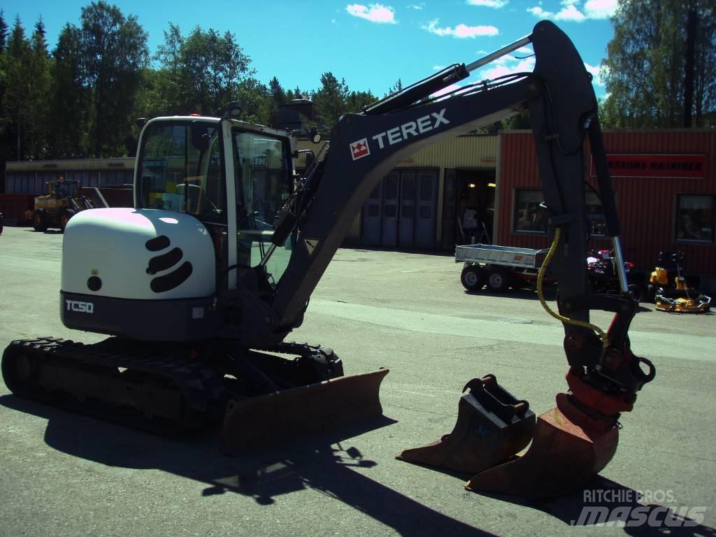 Terex TC 50 Mini ekskavatörler, 7 tona dek