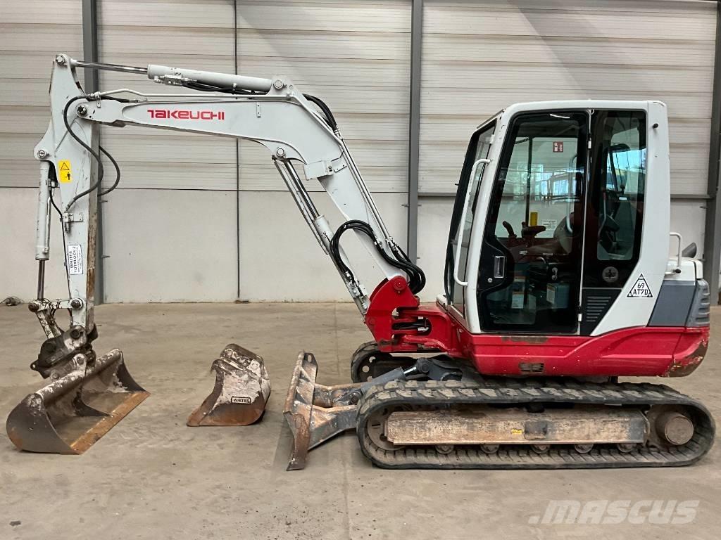 Takeuchi TB 250 Mini ekskavatörler, 7 tona dek