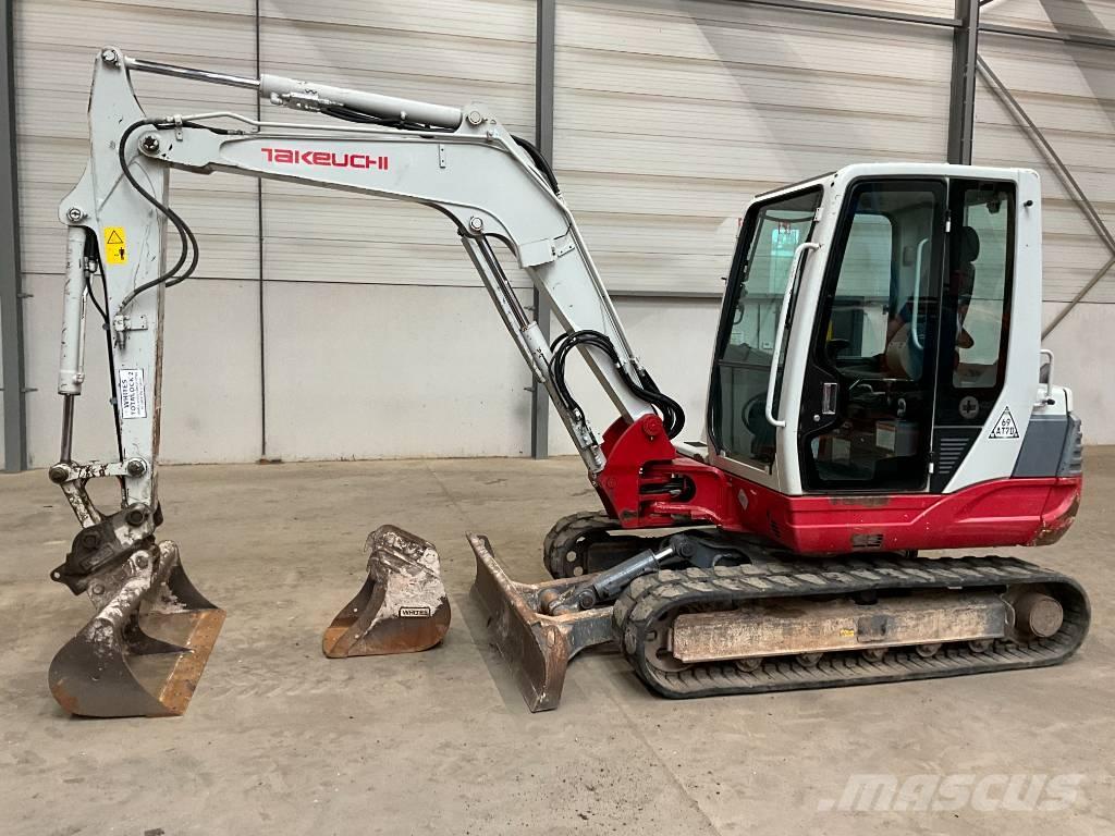 Takeuchi TB 250 Mini ekskavatörler, 7 tona dek