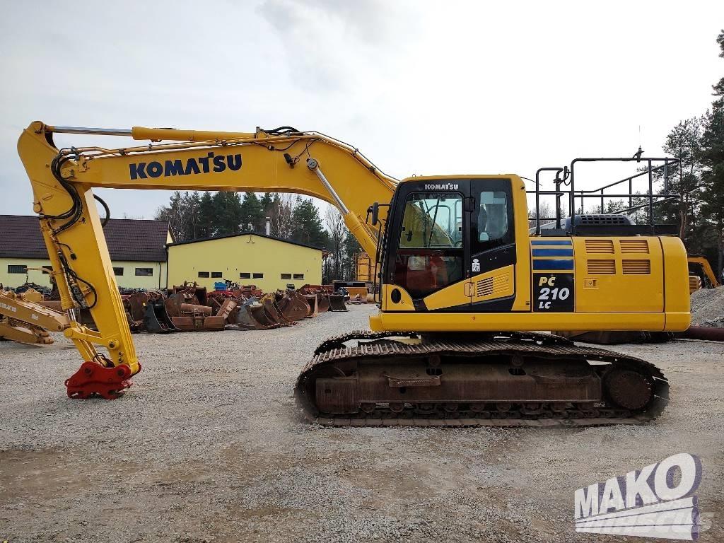 Komatsu PC 210 Paletli ekskavatörler