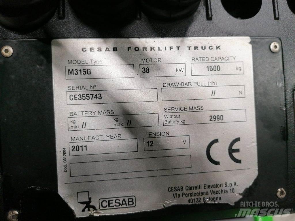Cesab M315G LPG'li forkliftler