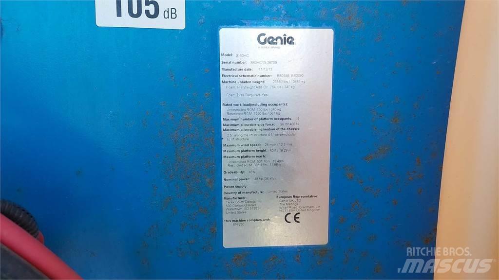 Genie S60HCE Teleskopik personel platformları