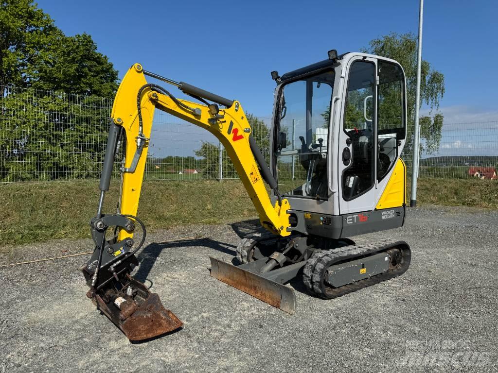 Wacker Neuson ET16 Paletli ekskavatörler