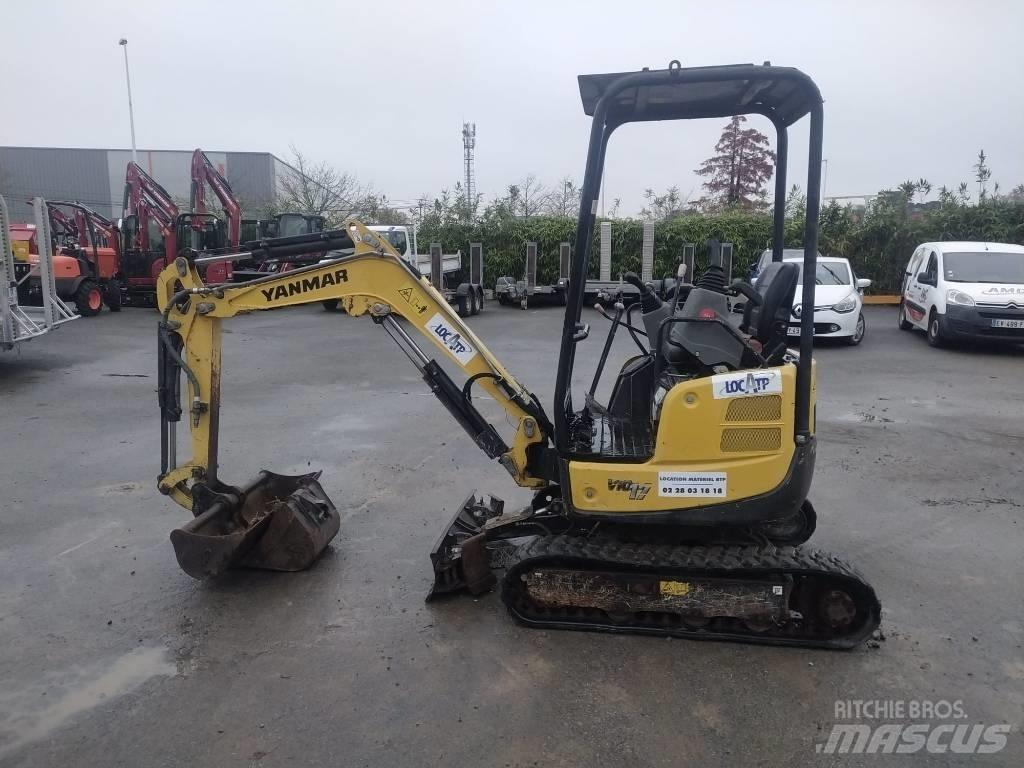 Yanmar Vio 17 U Mini ekskavatörler, 7 tona dek