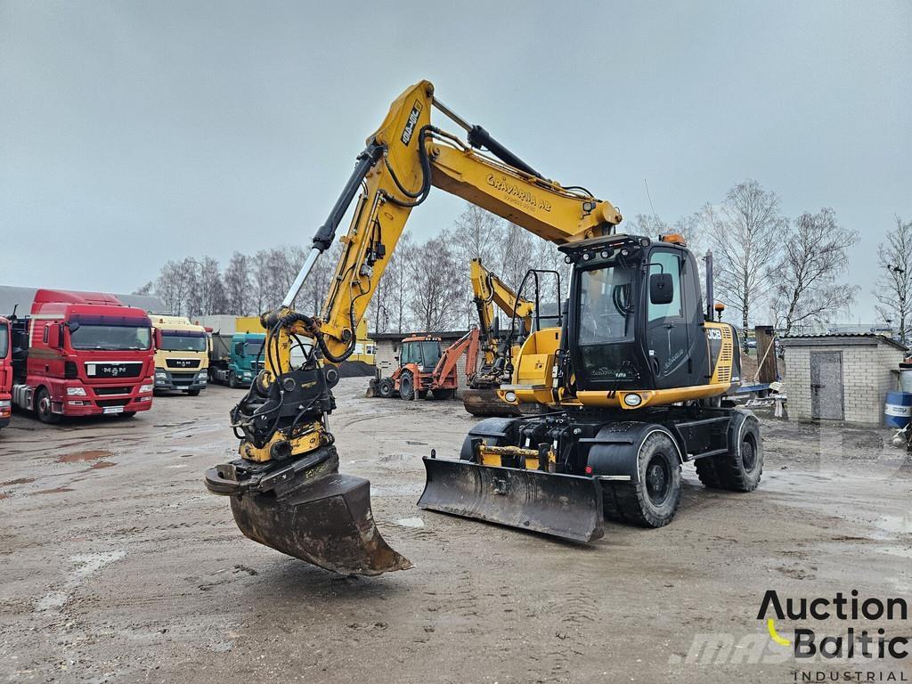 JCB JS 145 W Lastik tekerli ekskavatörler