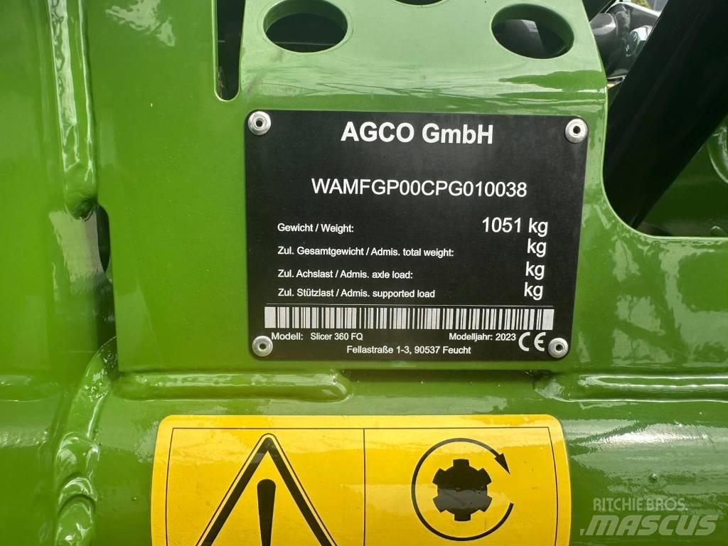 Fendt Slicer 360 FQ Çayir biçme makinalari