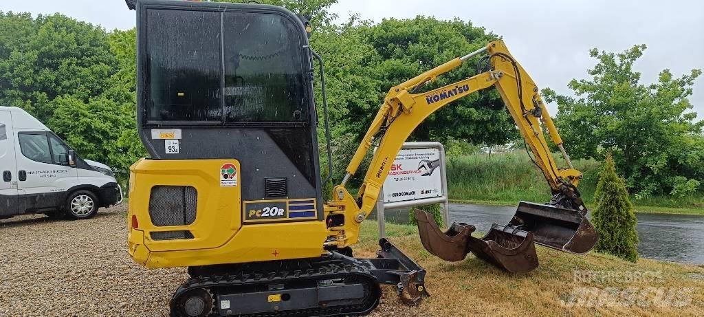 Komatsu PC20 R Mini ekskavatörler, 7 tona dek