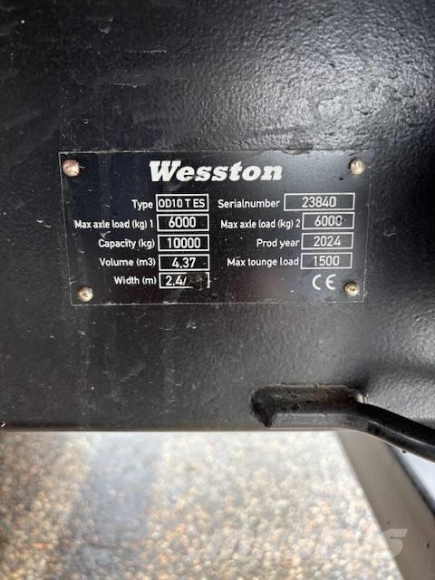  wesston Tippvagn Damperli römorklari