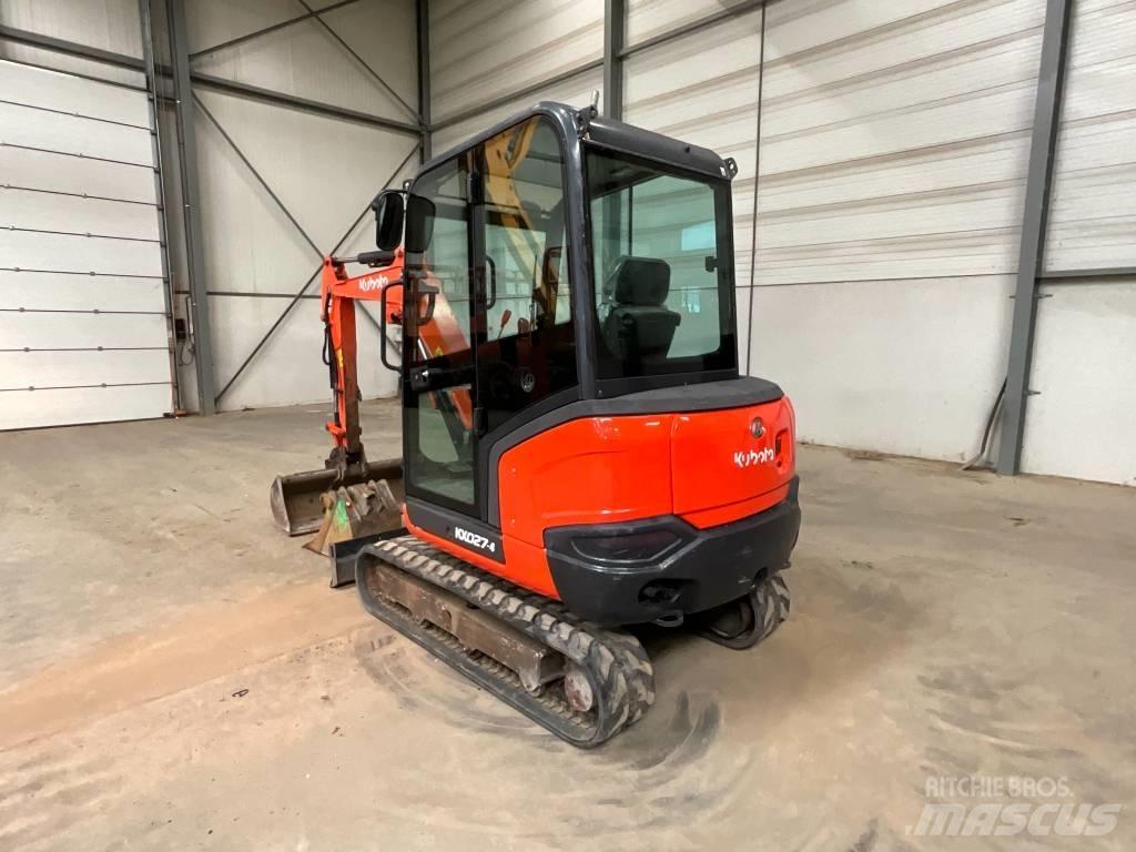 Kubota KX 027-4 Mini ekskavatörler, 7 tona dek