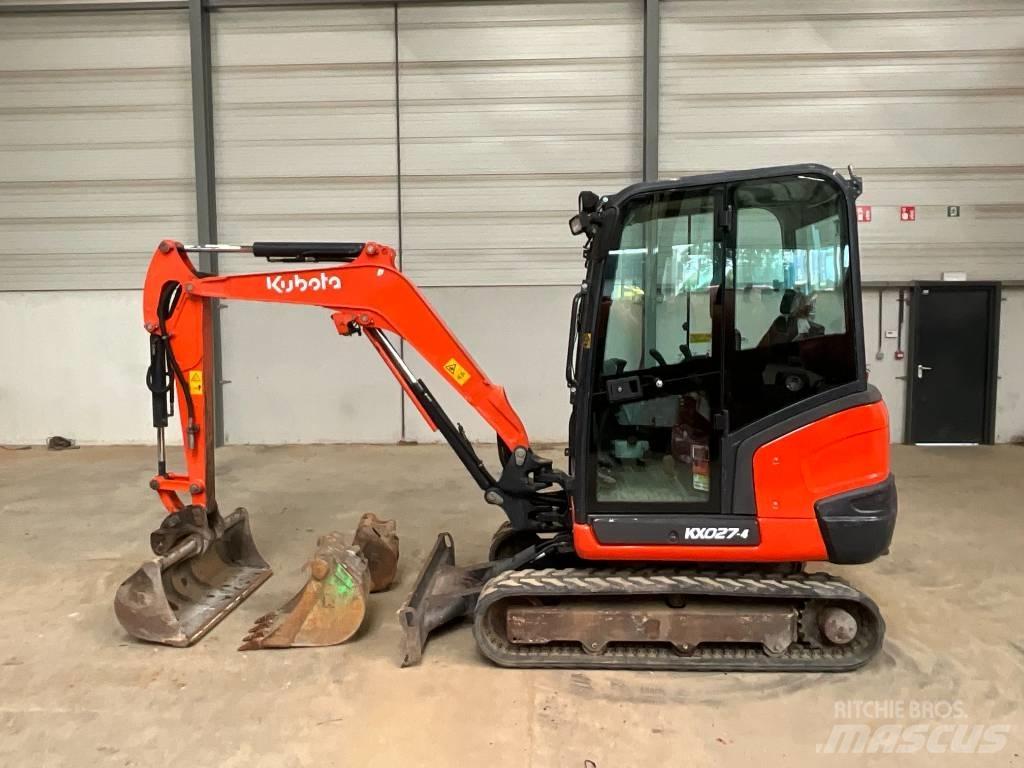 Kubota KX 027-4 Mini ekskavatörler, 7 tona dek