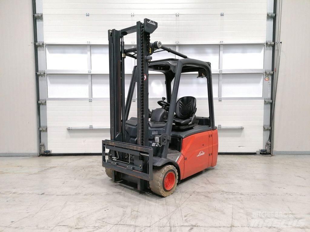 Linde E20L-01 Elektrikli forkliftler