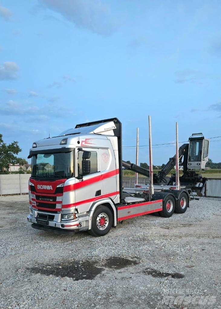 Scania R 540 Araç üzeri vinçler