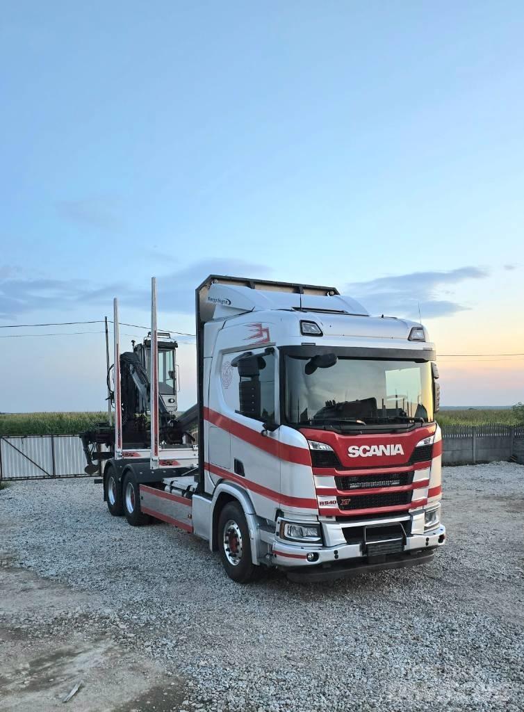 Scania R 540 Araç üzeri vinçler