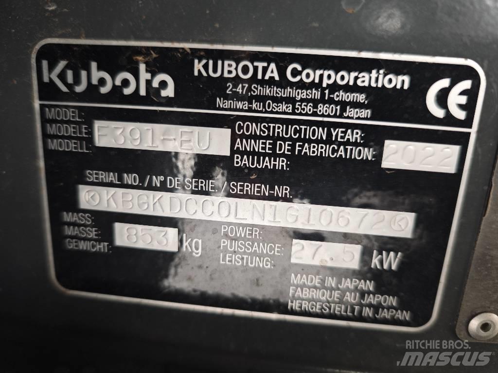 Kubota F 391 Mobil çim biçme makineleri