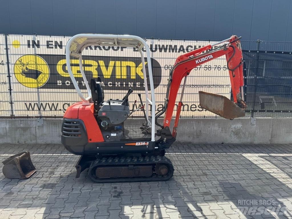 Kubota Kx 36-2 Mini ekskavatörler, 7 tona dek