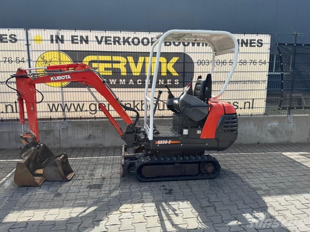 Kubota Kx 36-2 Mini ekskavatörler, 7 tona dek