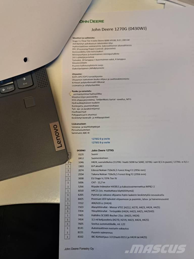 John Deere 1270 G Biçerdöverler