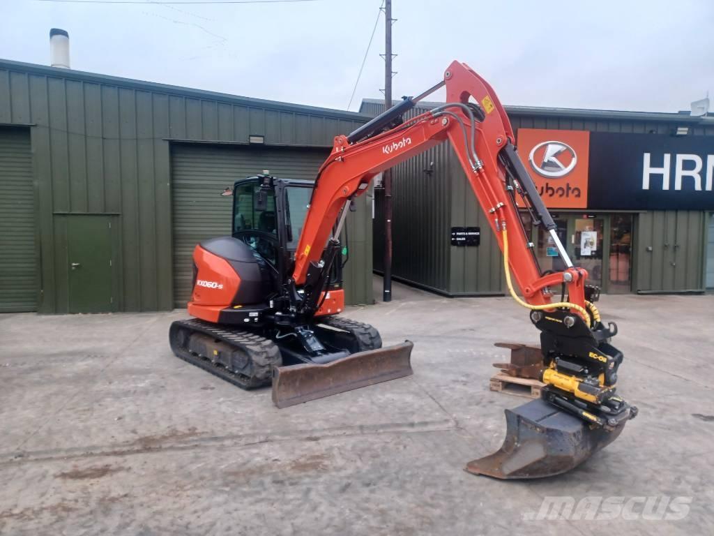 Kubota KX 060-5 Mini ekskavatörler, 7 tona dek