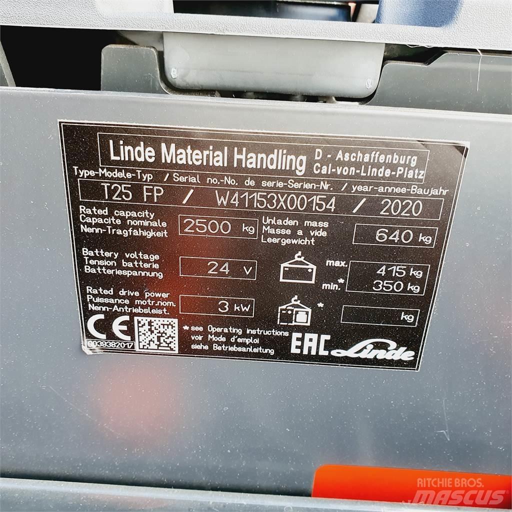 Linde T25FP Düsük seviye kaldirici