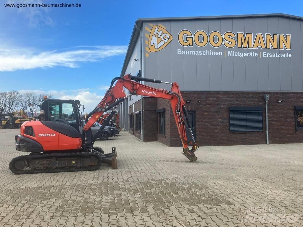 Kubota KX080-4a Midi ekskavatörler 7 - 12 t