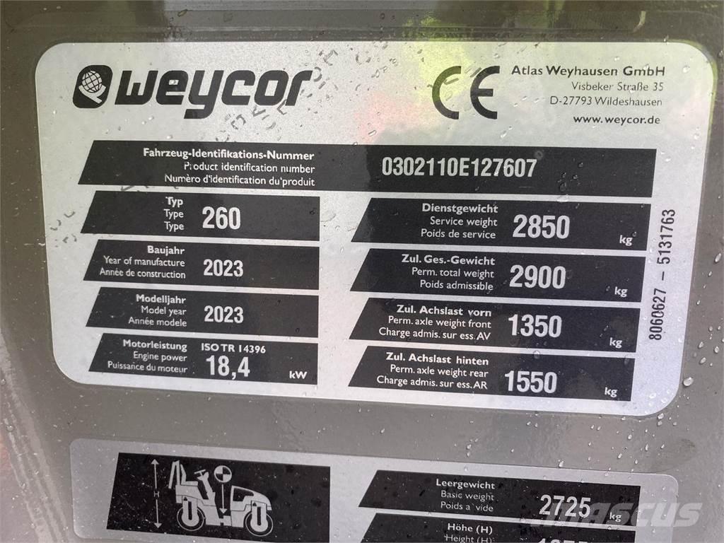 Weycor AW260 Silindirler