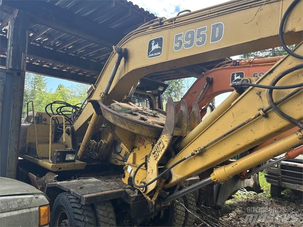 DEERE 595D Lastik tekerli ekskavatörler