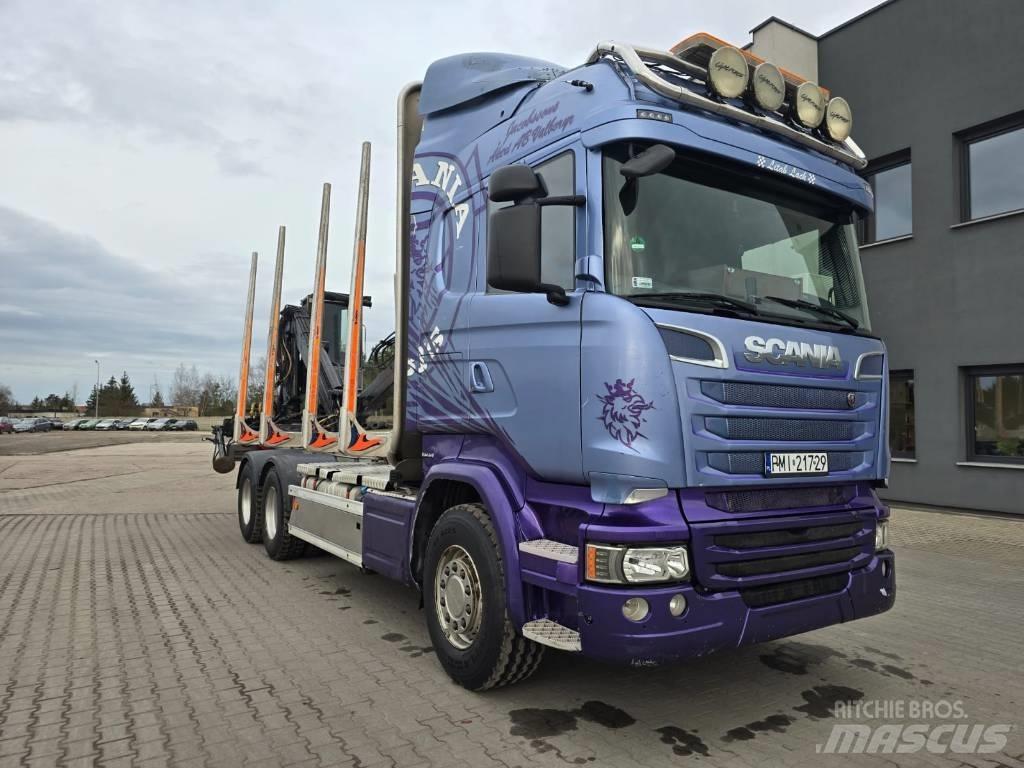 Scania R 580 Tomruk kamyonlari