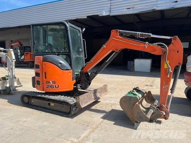Hitachi ZX 26 Mini ekskavatörler, 7 tona dek