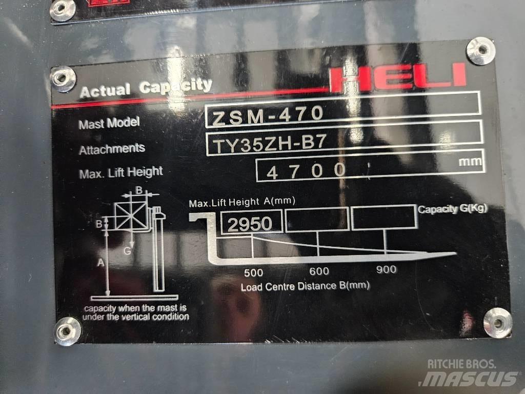 Heli CPCD 35 KU17G3 Dizel forkliftler