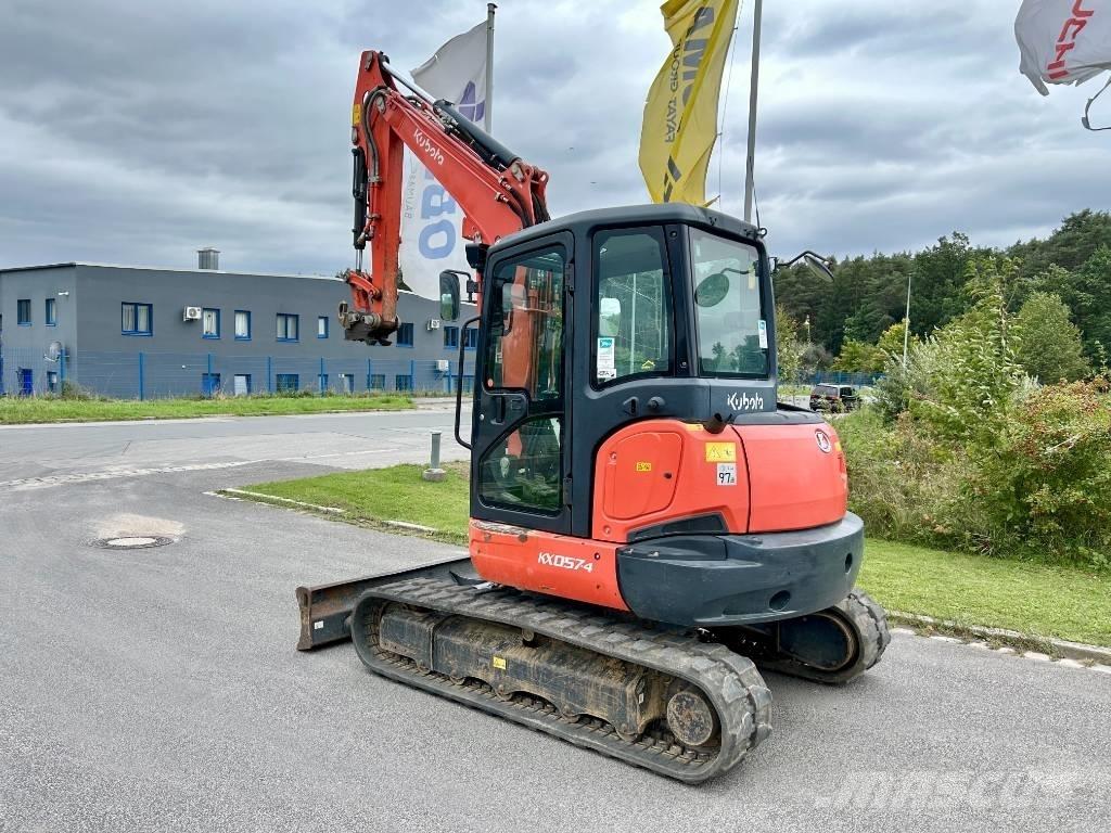Kubota KX 057-4 Mini ekskavatörler, 7 tona dek