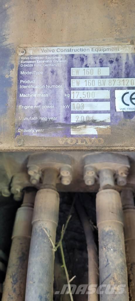 Volvo EW 160 Lastik tekerli ekskavatörler
