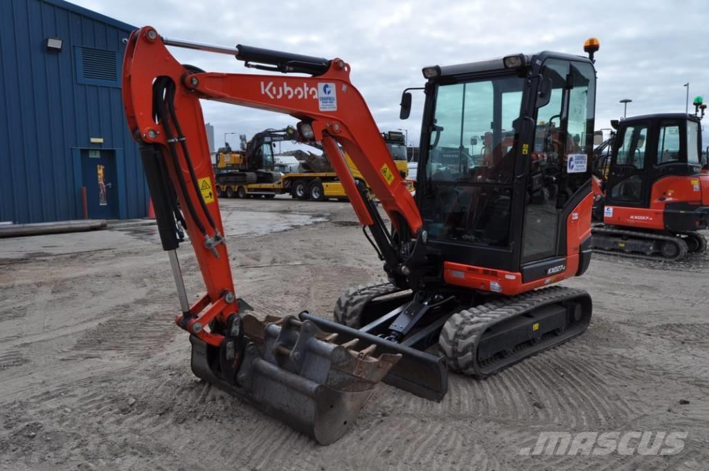 Kubota KX 027-4 Mini ekskavatörler, 7 tona dek