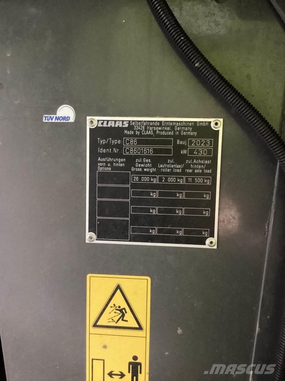 Claas 8700 TT Diger tarim makinalari