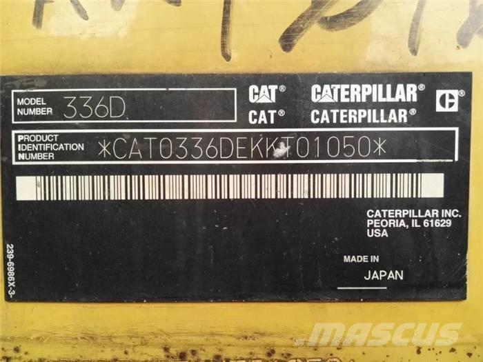 CAT 336 D Paletli ekskavatörler