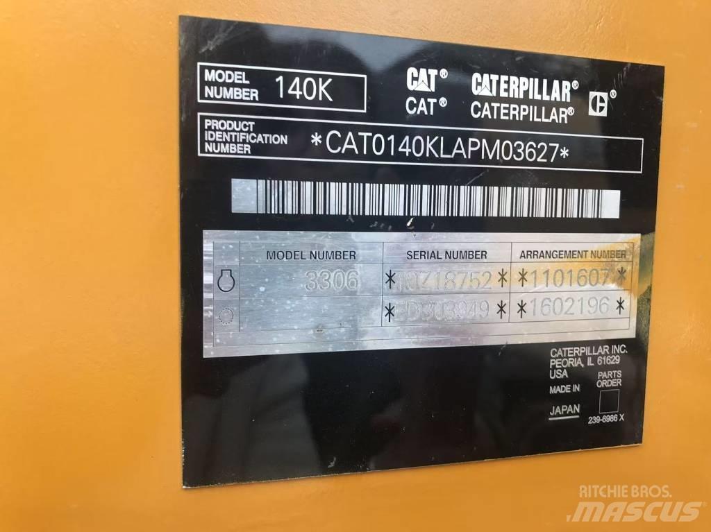 CAT 140k Greyderler
