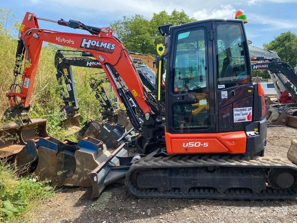 Kubota U 50-5 Mini ekskavatörler, 7 tona dek