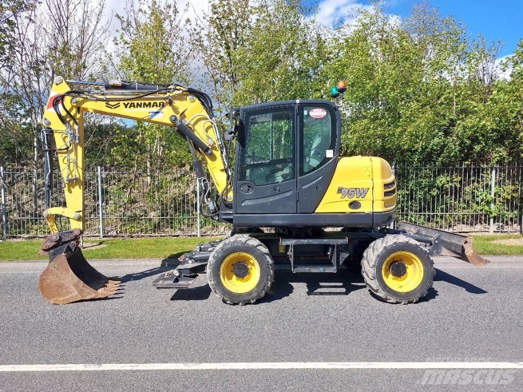 Yanmar B95W Lastik tekerli ekskavatörler
