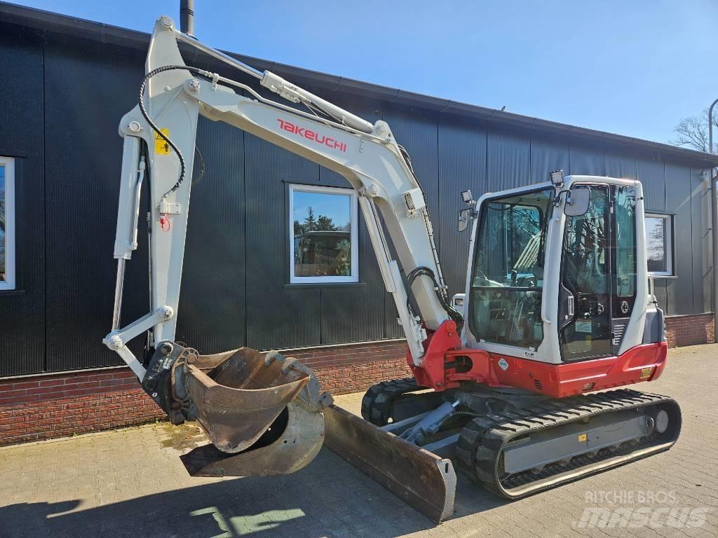 Takeuchi TB 250 Mini ekskavatörler, 7 tona dek