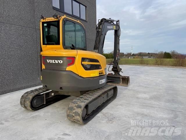 Volvo ECR 58 D Mini ekskavatörler, 7 tona dek