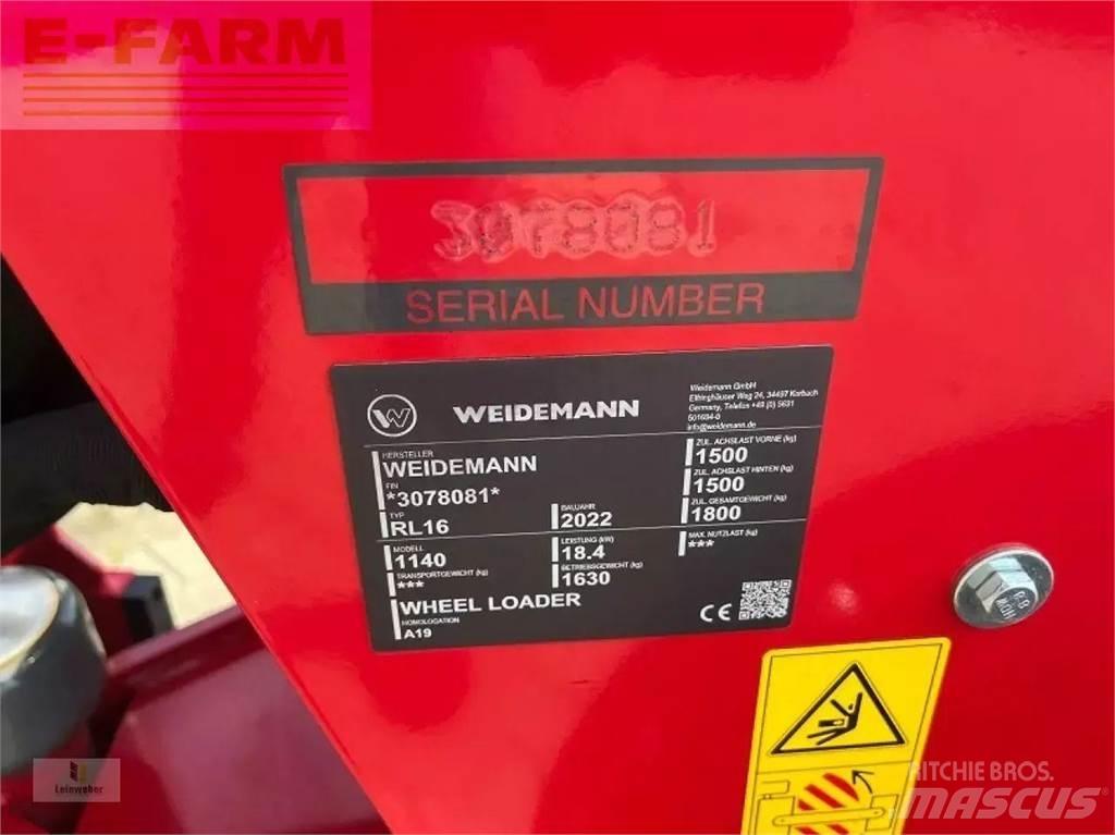 Weidemann 1140 Tekerlekli yükleyiciler