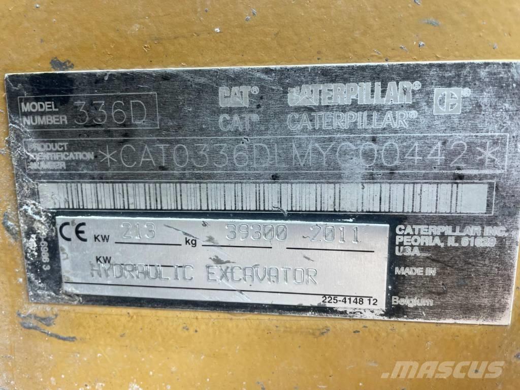 CAT 336 D LN Paletli ekskavatörler