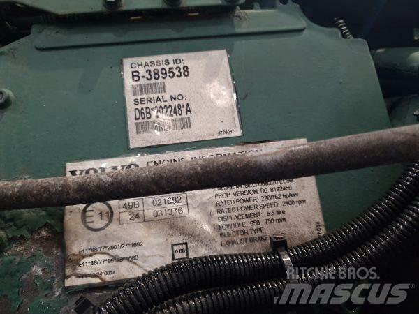Volvo D6B220 EC09 Motorlar