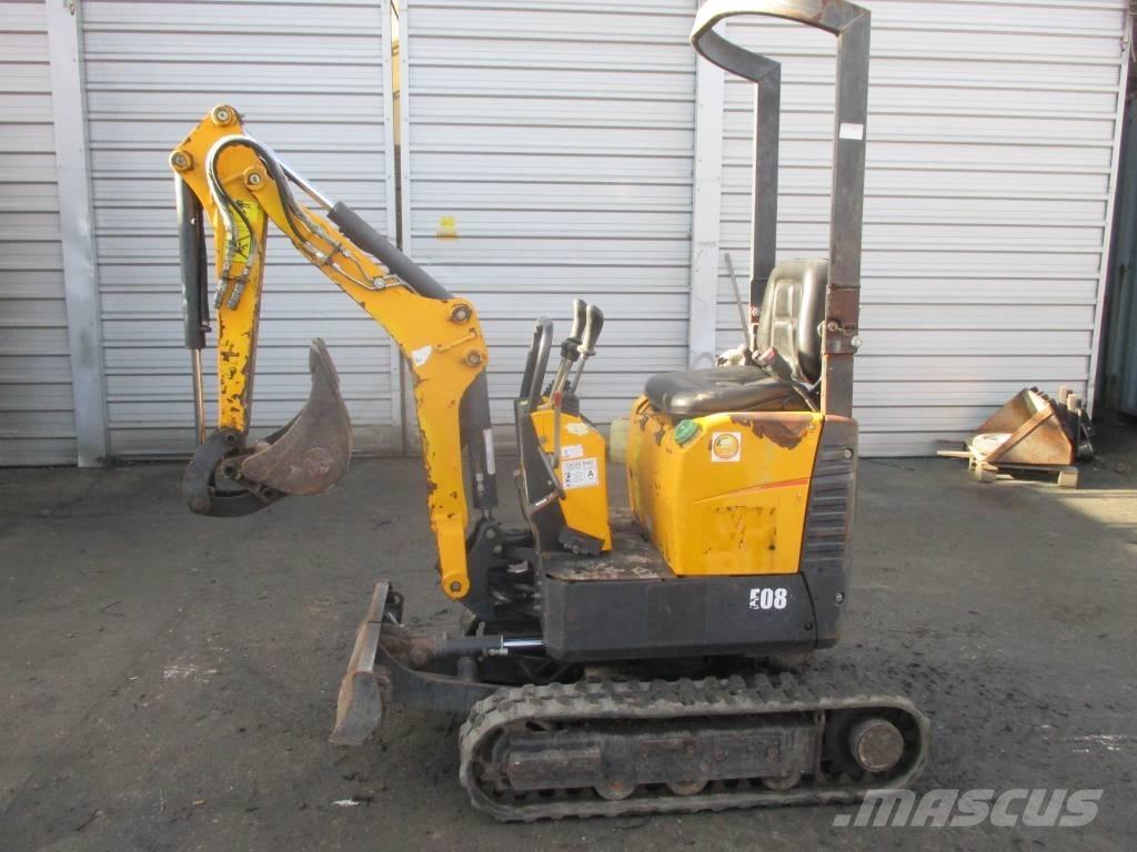 Bobcat E 08 Mini ekskavatörler, 7 tona dek