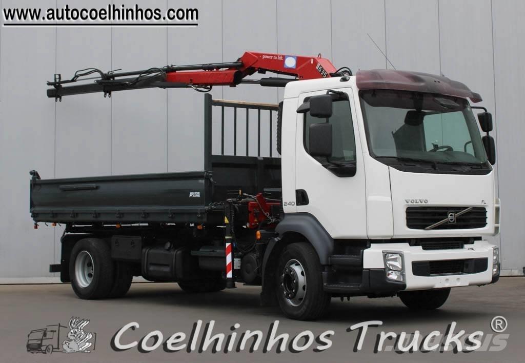 Volvo FL 240 + HMF 635 Damperli kamyonlar
