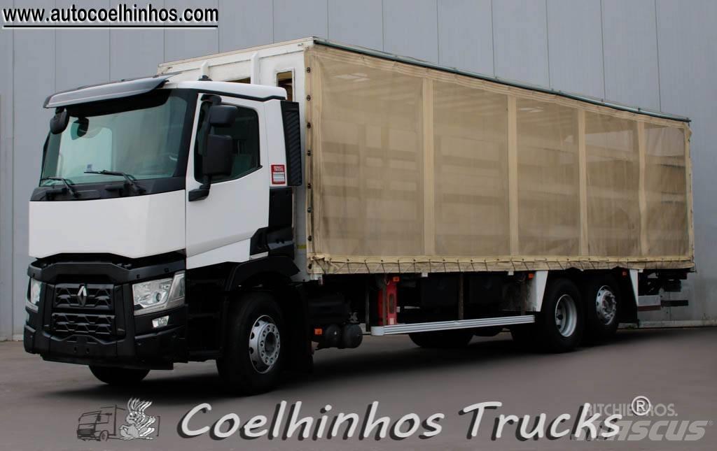 Renault C 380 Kayar tenteli kamyonlar