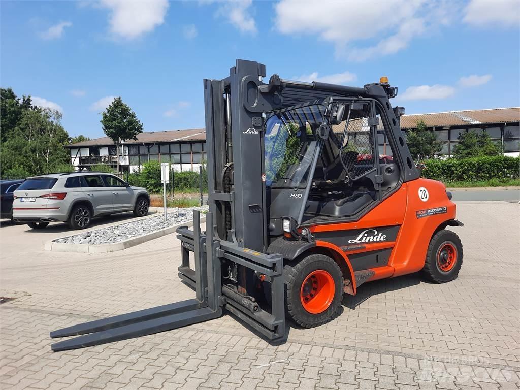 Linde H80T-900 LPG'li forkliftler