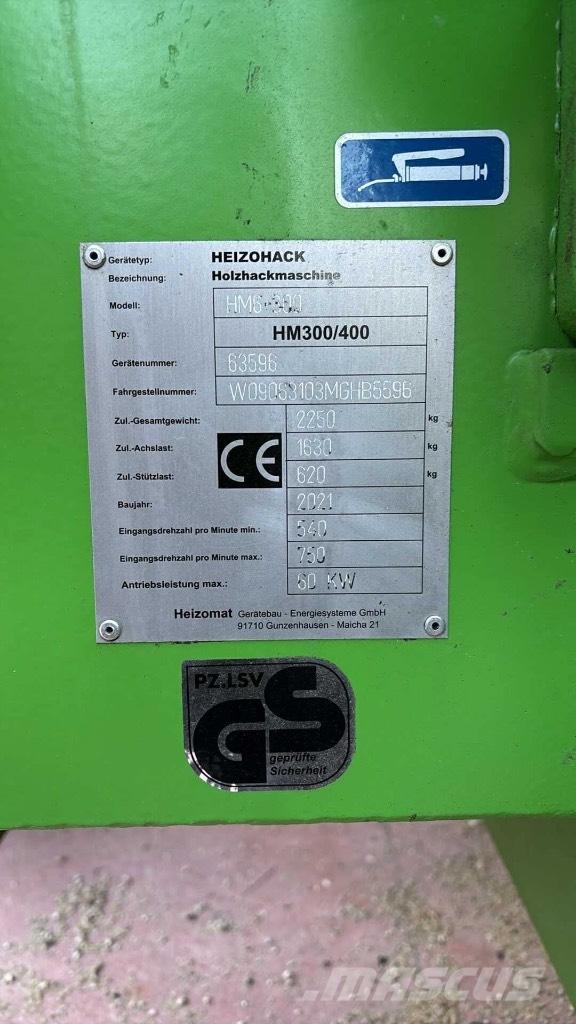 Heizohack HM 6-300 Ağaç öğütücüler