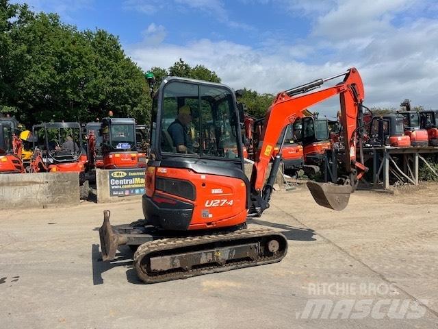 Kubota U 27-4 Mini ekskavatörler, 7 tona dek